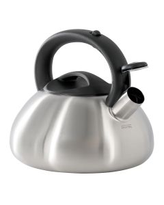 Hometrends 1.9 Liter Stainless Steel Whistling Kettle with Bakelite Handles