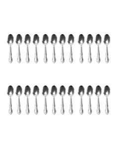 Abbie 24 Piece Stainless Steel Teaspoon Set